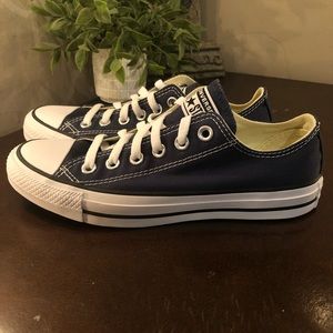 Navy Blue low top Converse Sneakers